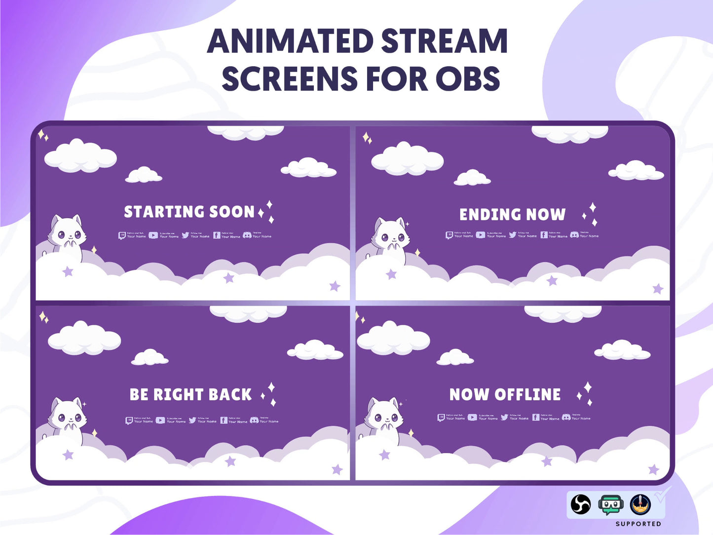 Cute Screens Overlay Animation