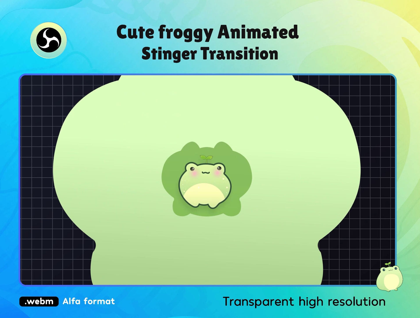 Froggy Transition - Stream Transition - Twitch Transition Animation