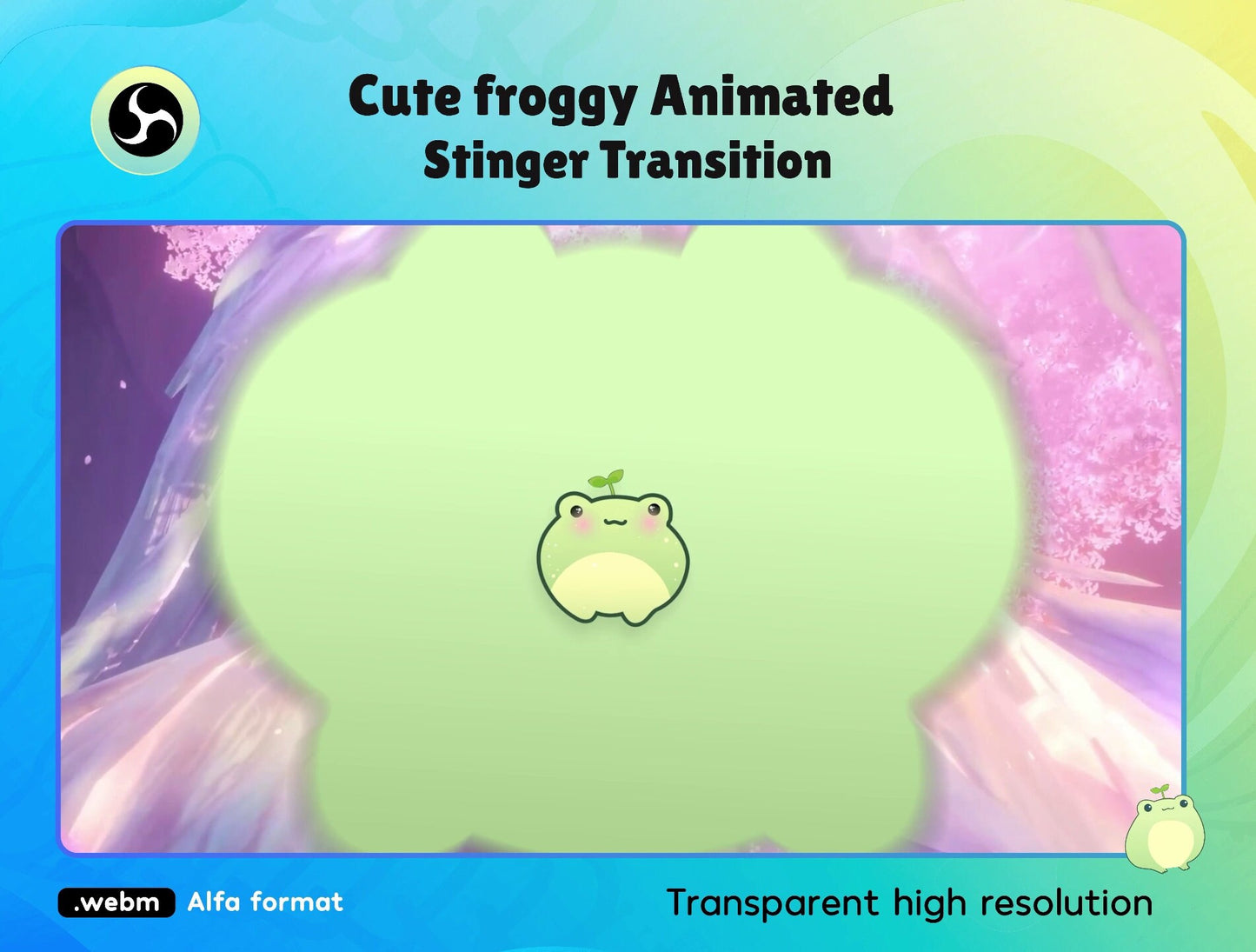 Froggy Transition - Stream Transition - Twitch Transition Animation
